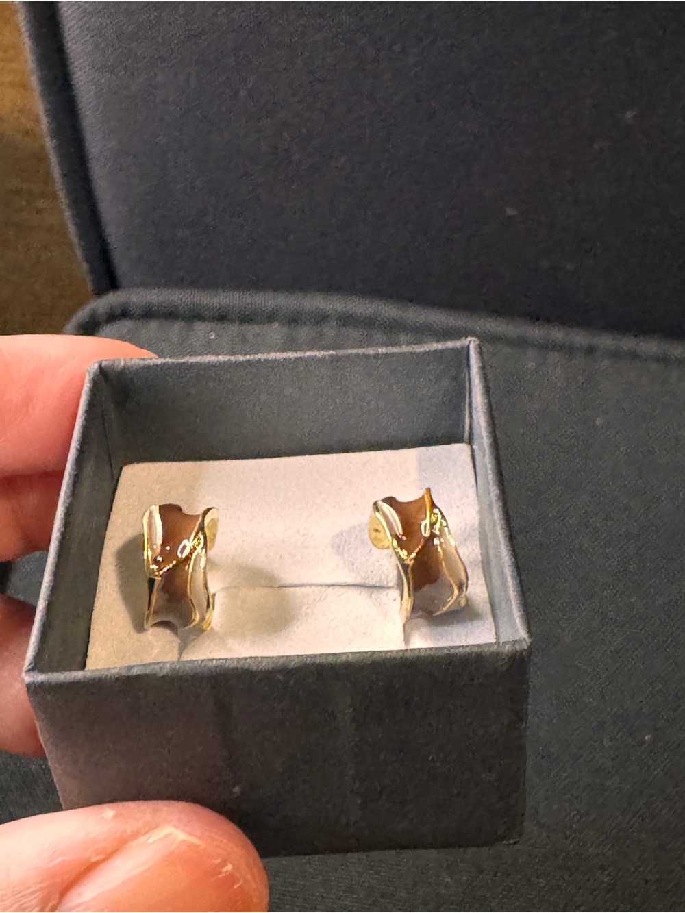 Gold-Tone Wave Stud Earrings - Women Jewelry fashion jewelry
